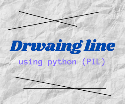 line drawing using python