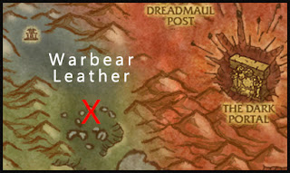 warbear leather farming wow