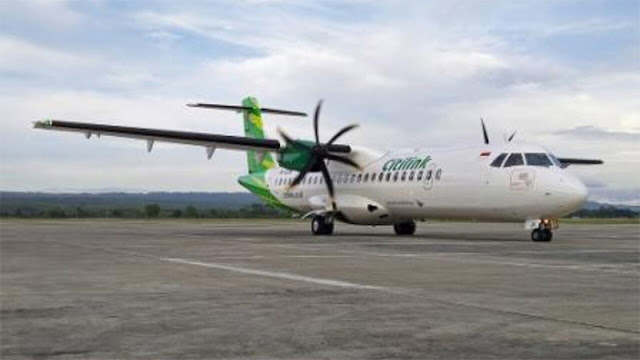 Pesawat ATR Garuda Indonesia Citilink Stop Terbang Ke Aceh