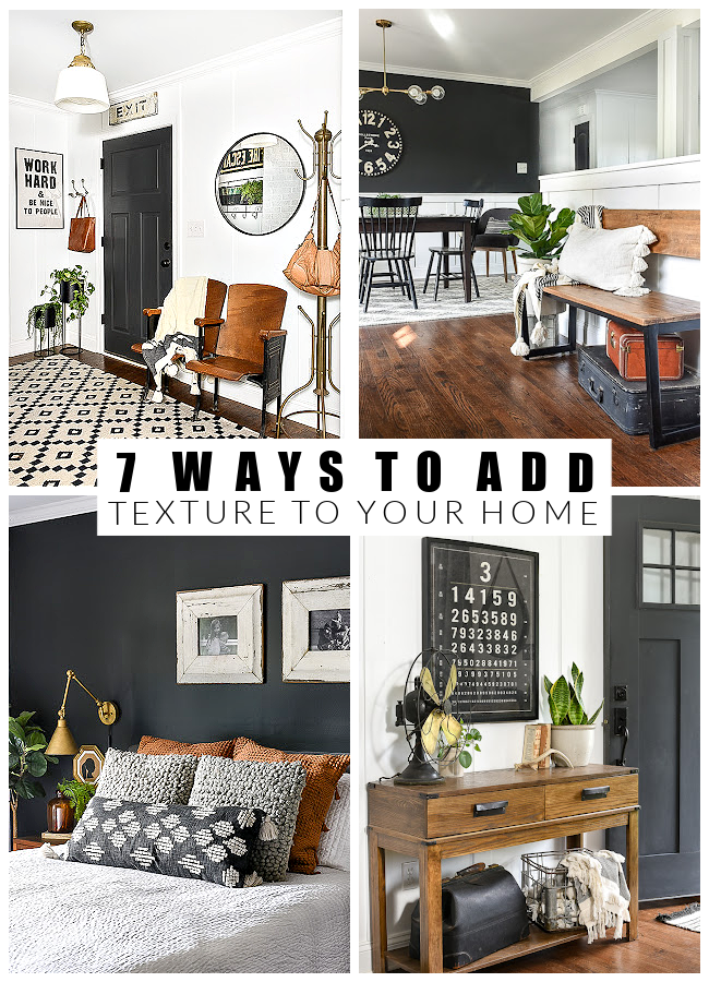 Seven ways to add texture to your home