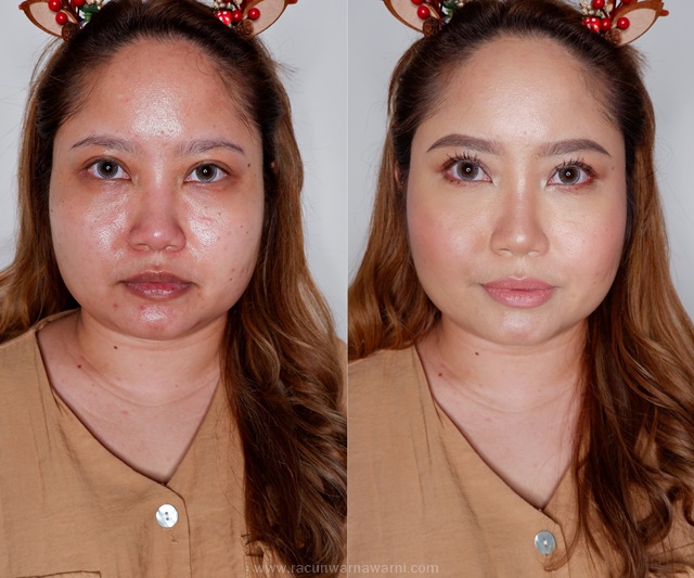 Before after YOU complexion Noutriwear+ Series