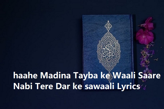 Shaahe Madina Tayba ke Waali Saare Nabi Tere Dar ke sawaali Lyrics