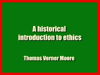 A historical introduction to ethics