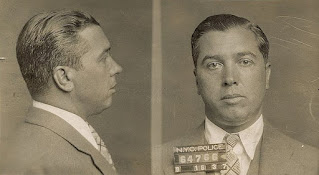 The mug shots of Joe Adonis held in the files of the New York police department in the 1930s