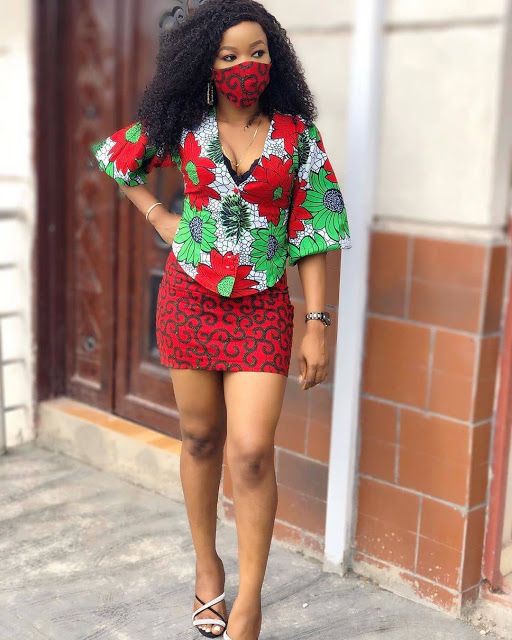 Latest Ankara Short Skirt and Blouse Styles