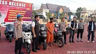 22 Unit Kendaraan Sepada Motor Diamankan Polres Bengkalis 