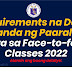 Requirements na Dapat Ihanda ng Paaralan para sa Face-to-face Classes 2022