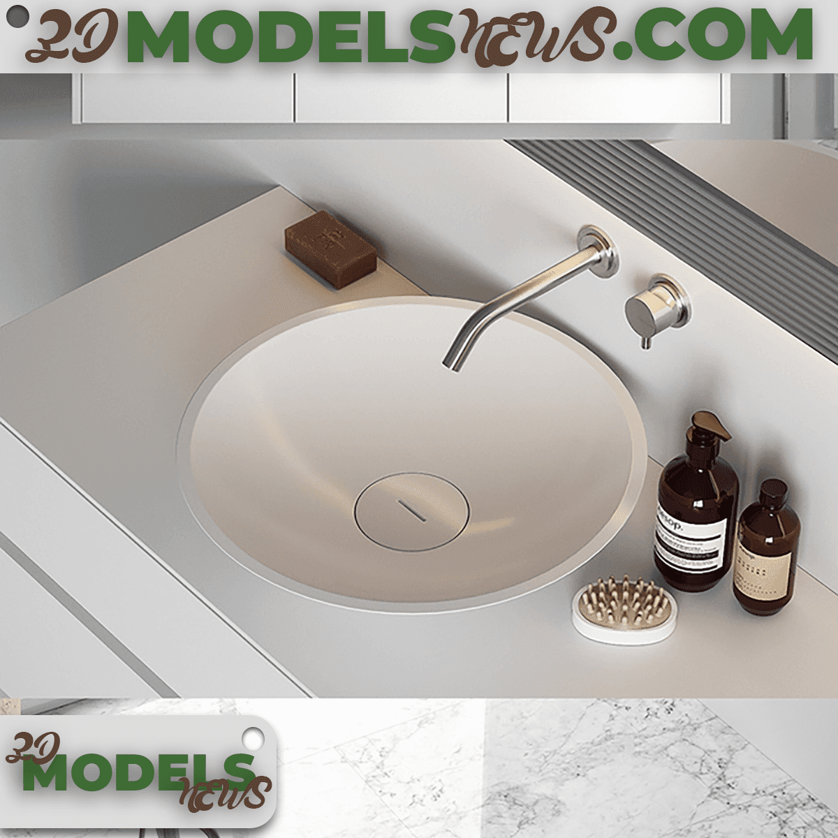 COCOON Bathroom Models Set 3
