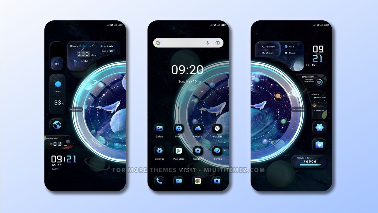 Space Phantom Pro MIUI Theme