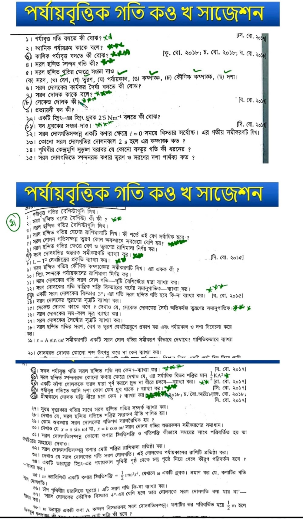 HSC Physics 2nd Paper PDF Suggestion Download 2022 এইচএসসি পদার্থবিজ্ঞান ২য় পত্র সাজেশন ২০২২