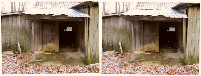 Maple sugar house side door