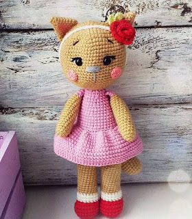 PATRON GRATIS GATA AMIGURUMI 48455 🐱