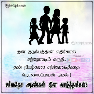 World Men's Day Wishes Tamil