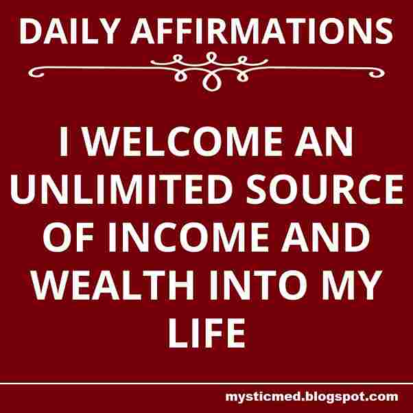 money manifestation affirmations