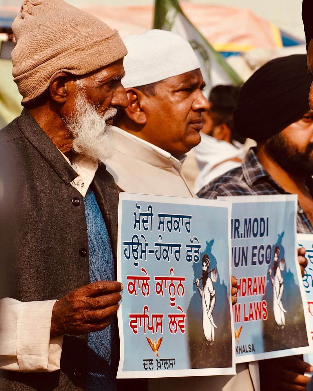 Farmers Protest Images - Kisan Majdoor Ekta Jindabaad