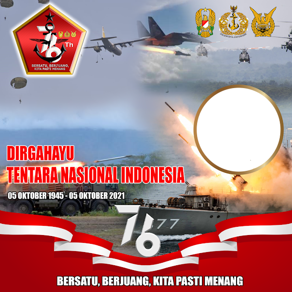 Link Twibbonize Hari Tentara Nasional Indonesia TNI 5 Oktober 2022 id: hut-tni-2021