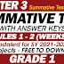 GRADE 1 QUARTER 3 SUMMATIVE TESTS (Modules 1-2) With Answer Keys