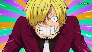 ワンピースアニメ 1005話 ワノ国編 | ONE PIECE サンジ Vinsmoke Sanji