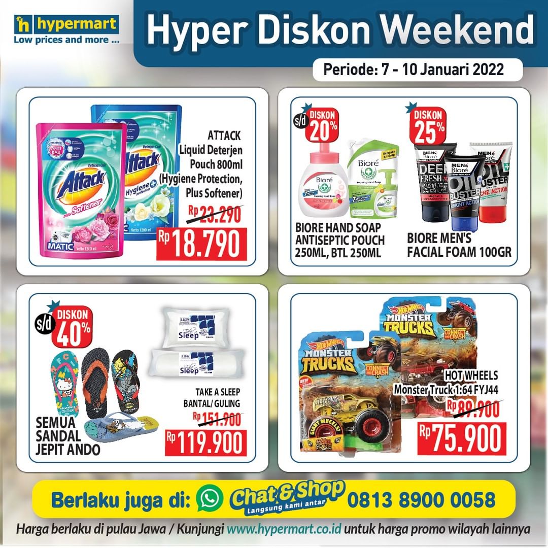 Hypermart Pop Mie 2 PC 8Ribuan , Teh Sari Murni 2 PC 9 Ribu di Katalog Diskon 07 - 10 Jan 2022