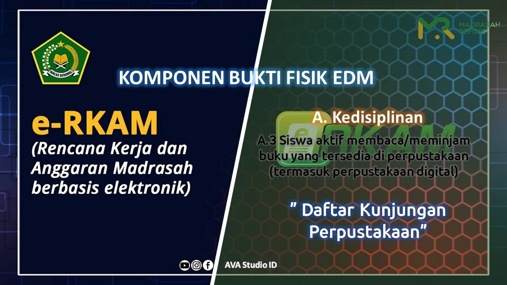 Contoh Format Daftar Kunjungan Perpustakaan Sekolah/Madrasah
