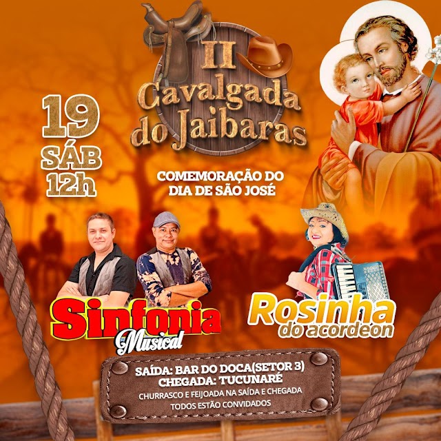 ll CAVALGADA DO JAIBARAS, COMEMORAÇÃO DO DIA DE SÃO JOSÉ