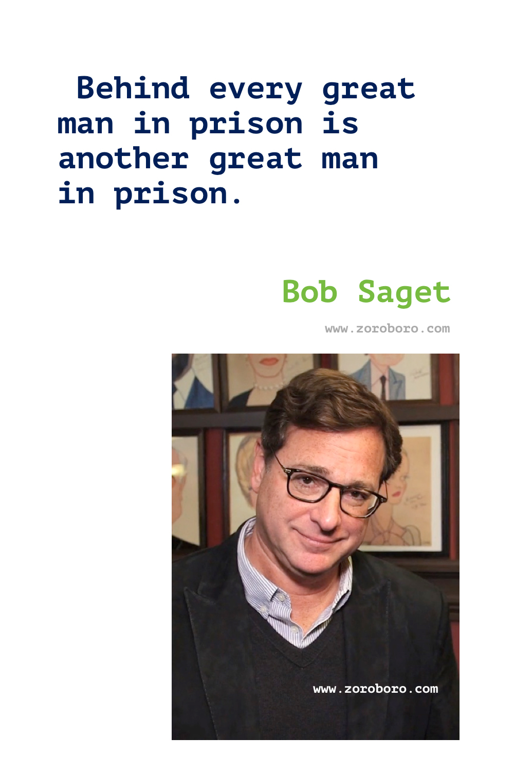 Bob Saget Quotes. Bob Saget Comedy Quotes, Dad Quotes, House Quotes, & Mom Quotes. Bob Saget Funny Quotes. Bob Saget Stand-up Comedian. Bob Saget Quotes, Comedian and 'Full House' star.