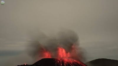 Update: Gunung Ruang Erupsi Lagi, BMKG Monitoring Ketinggian Muka Laut dan Dampak Abu Vulkanik