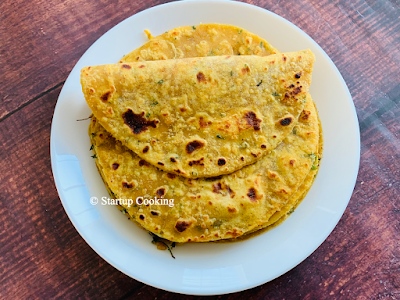 sweet potato paratha