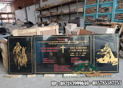 DAFTAR HARGA 20 JENIS KIJINGAN MAKAM MARMER GRANITE TERLARIS BERIKUT NISAN NYA