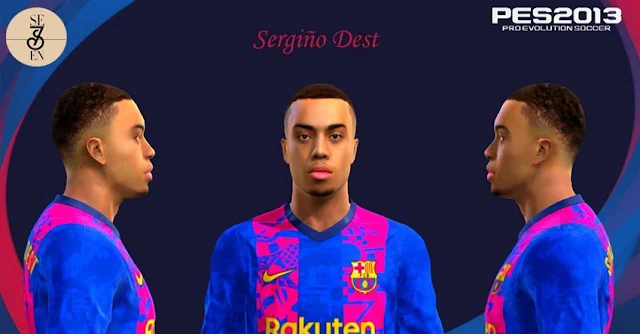 Faces Sergiño Dest For PES 2013