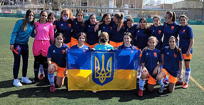 Fútbol Aranjuez Bandera Ucrania