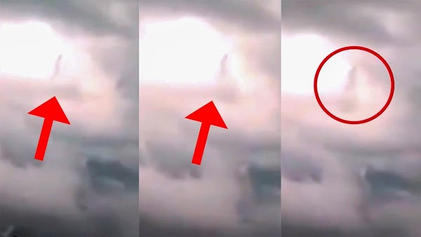   Una persona jura haber filmado a "Dios caminando entre las nubes" "Tuve miedo" confeso 