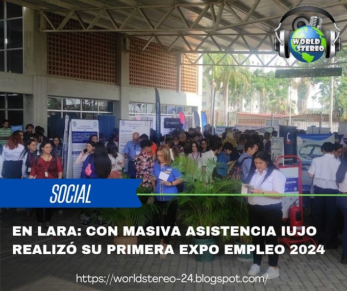 En Lara: con masiva asistencia IUJO realizó su primera Expo Empleo 2024