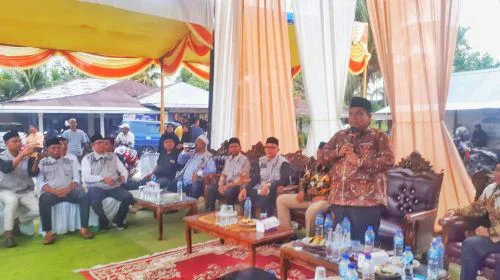 Batagak Kudo-Kudo Masjid Raya Islamic Center IKAPS, Suhatri Bur Harapkan Dapat Dukung Padang Pariaman Religius