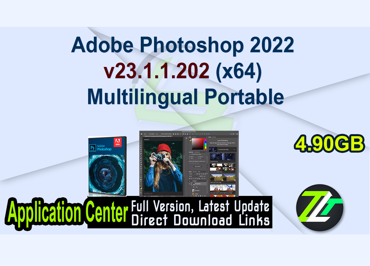 Adobe Photoshop 2022 v23.1.1.202 (x64) Multilingual Portable