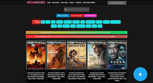 Vegamovies.NL: 300mb 480p 720p and 1080p Download Movies