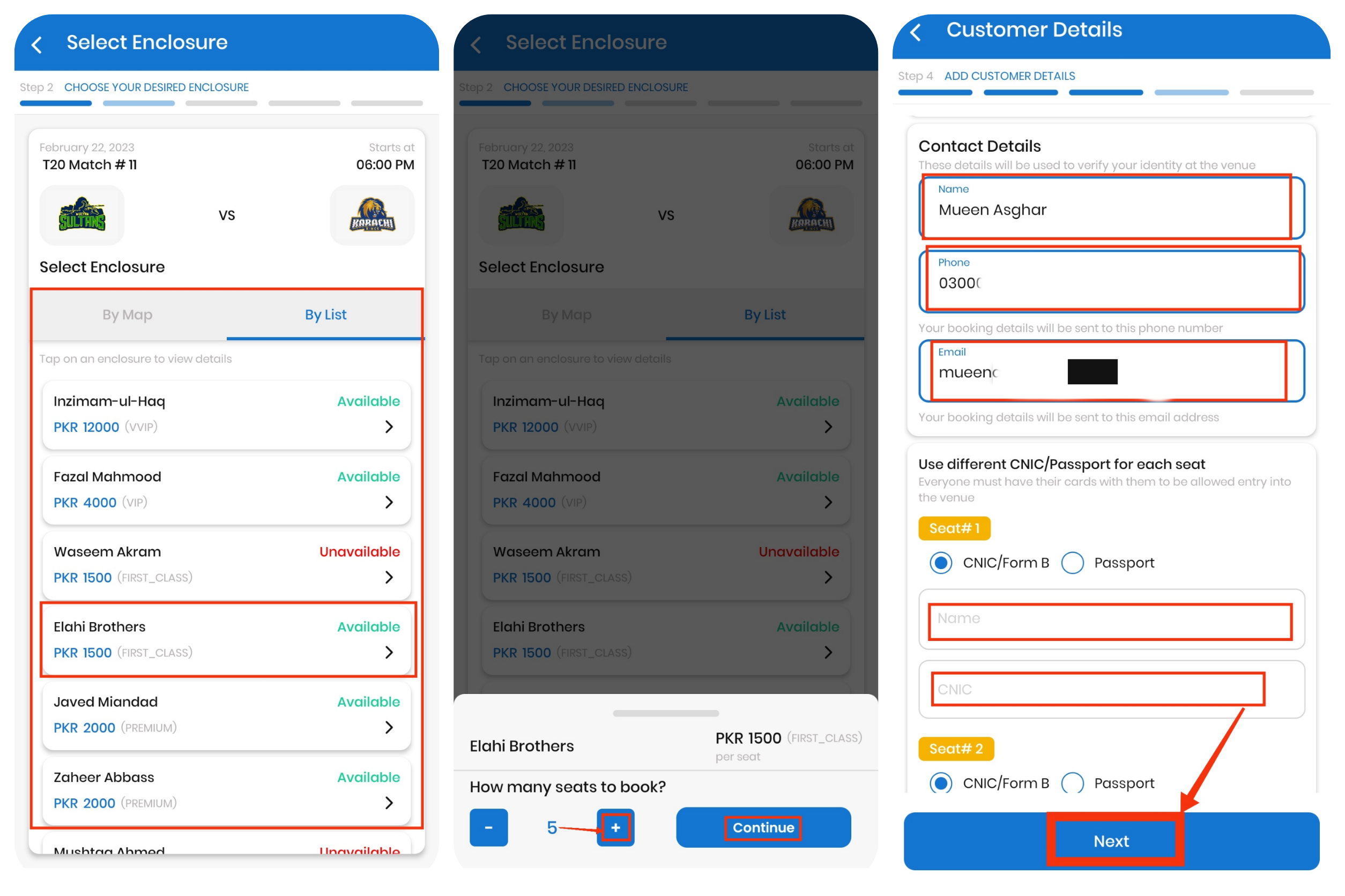 How to get a Cricket Match Ticket From Bookme.Pk