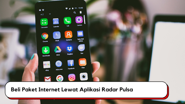 Beli Paket Internet Lewat Aplikasi Radar Pulsa