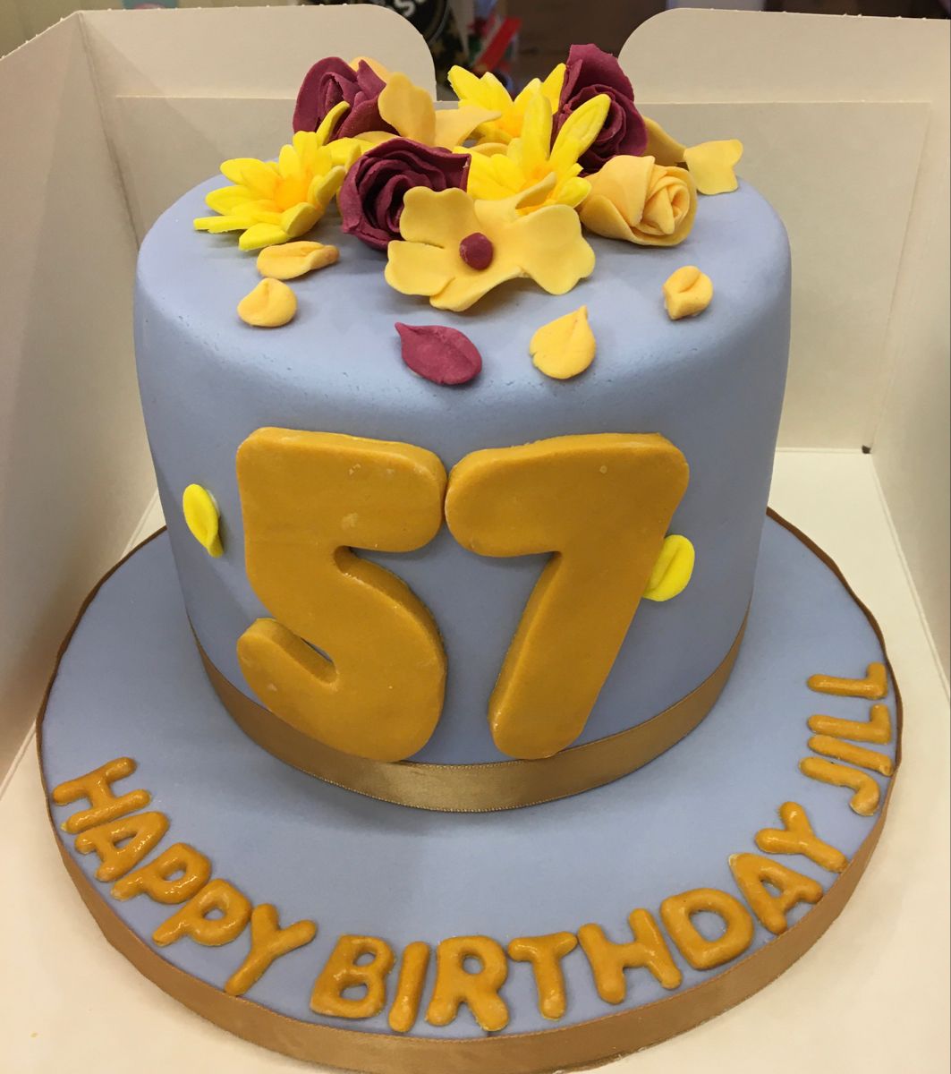 Birthday Cakes for 57 Year Olds