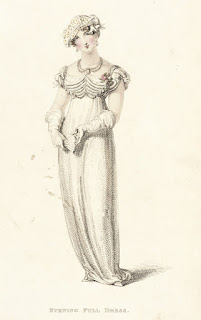 Fashion Plate, 'Evening Full Dress' for 'The Repository of Arts' Rudolph Ackermann (England, London, 1764-1834) England, London, March 1, 1812 Prints; engravings Hand-colored engraving on paper