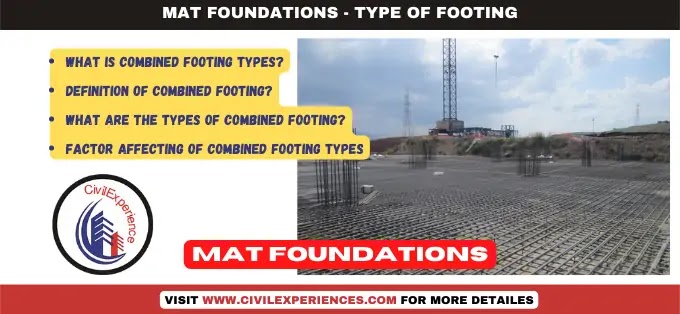 Mat Foundations Type Of Footing | Footing Types | Type Of Footing