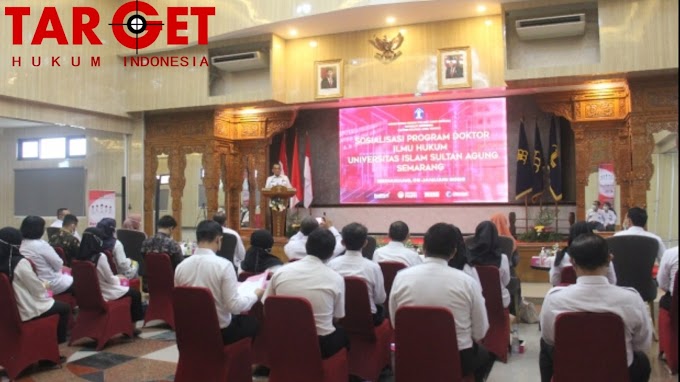 Upaya Tingkatkan Pengembangan SDM Pegawainya, Kumham Jateng - Unissula Semarang Gelar Sosialisasi Program Doktor Ilmu Hukum