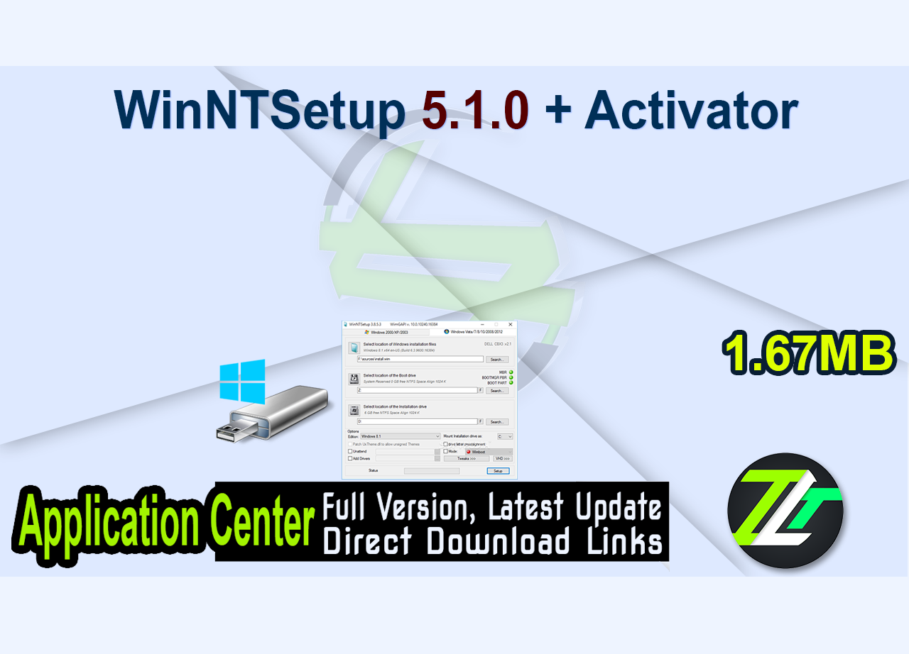 WinNTSetup 5.1.0 + Activator