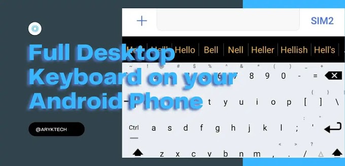 Full Windows Keyboard on Android - Can your iPhone Do that?