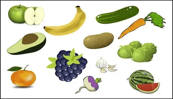 أسماء الخضروات و الفواكه بالفرنسية