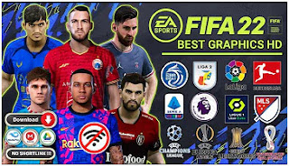 Download Game FTS MOD FIFA 22 BRI Liga 1 Indonesia And Full Eropa Grafik HD New Update Kits Transfer Season 2021-2022