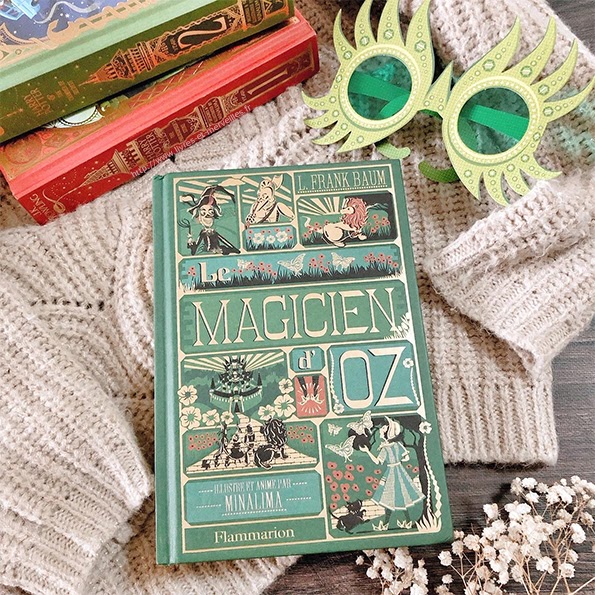 Livres et merveilles: Roman jeunesse : Le magicien d'Oz illustré et animé  par MinaLima