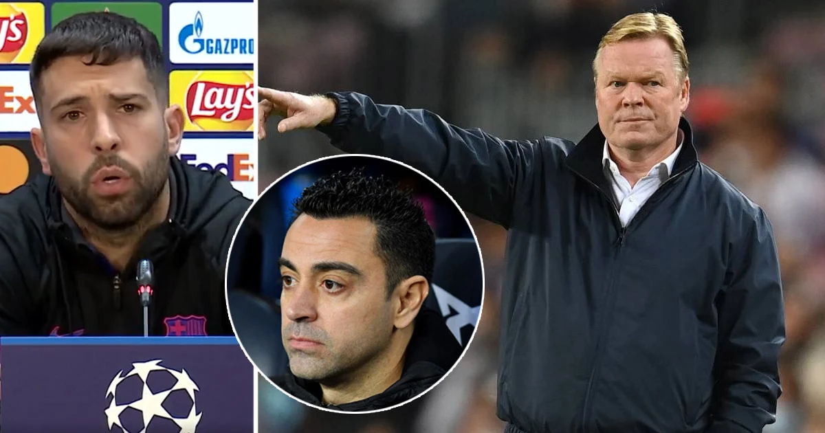 Alba explains why he thinks Koeman's sacking wasn't 'too late'