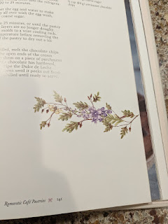 charming illustration inside the Cottagecore Baking Book