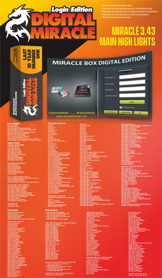 Miracle Box Thunder Edition 4 Latest Setup Full Serial Key